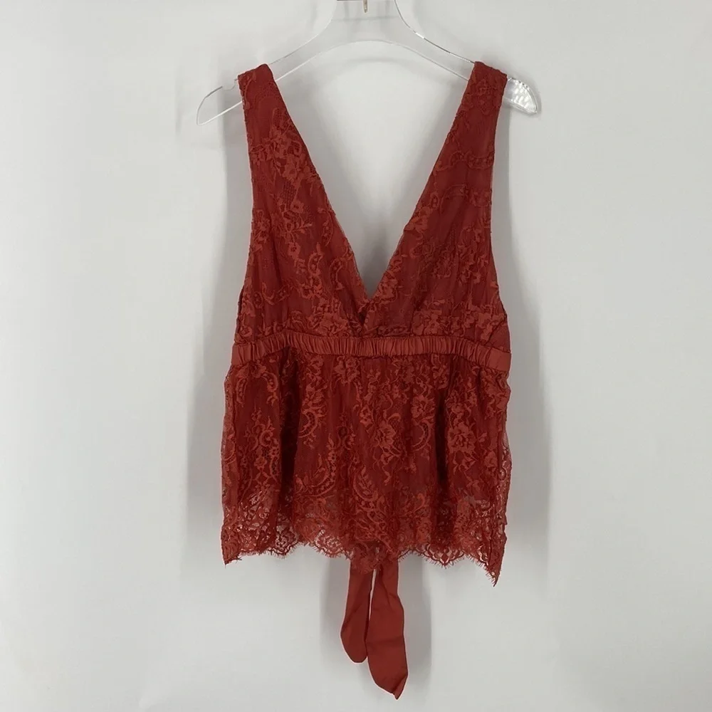 Free People Chante Lace Tank Top
